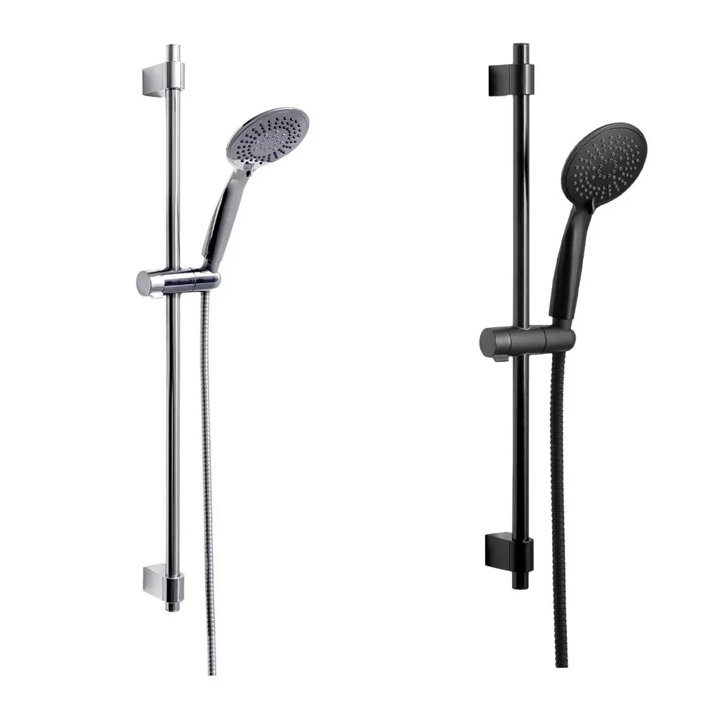 Brauseset Young Schwarz, Länge Stange: 66 cm