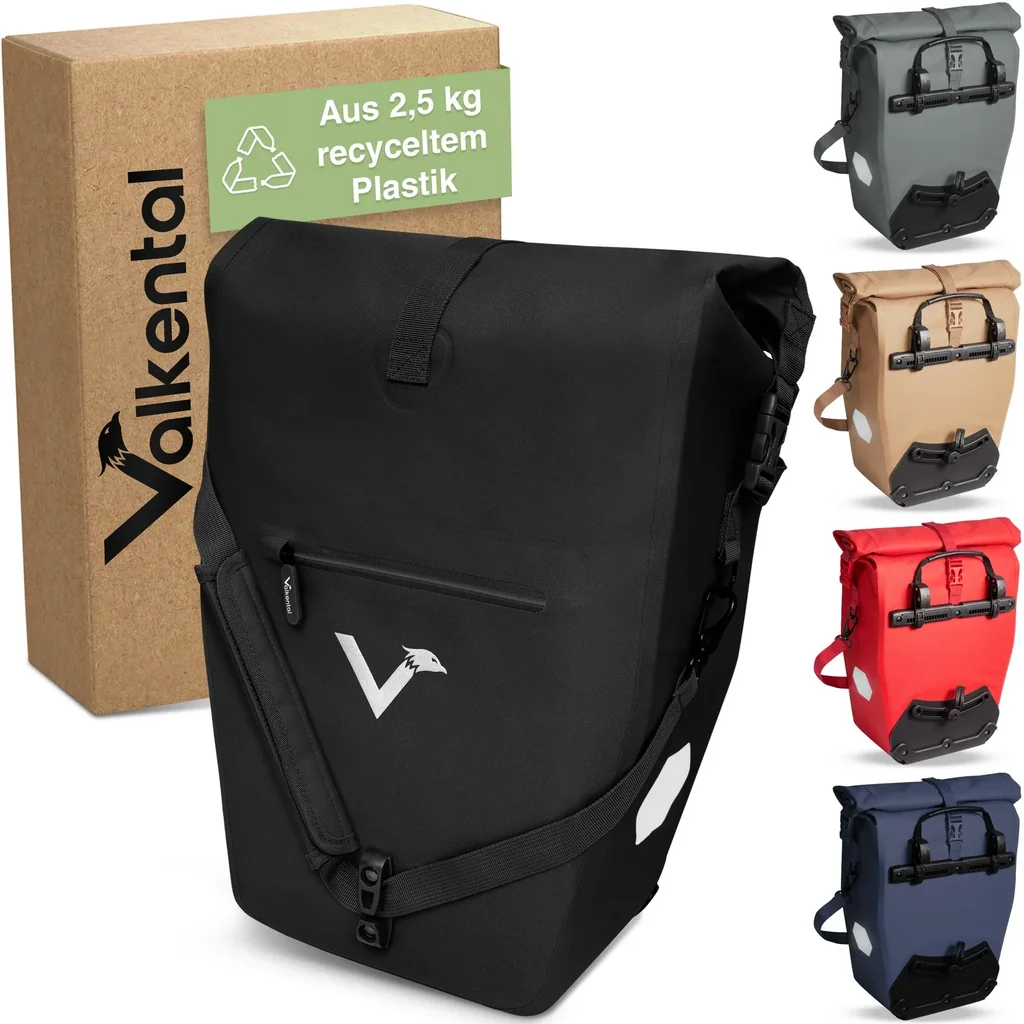 ValkOcean Gepäckträgertasche, Beige