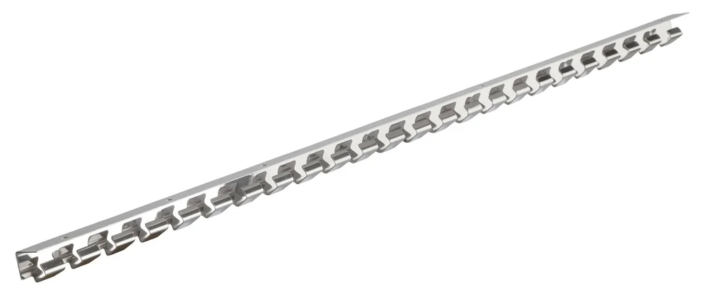 Hakenleiste 150cm Edelstahl für PVC-Vorhang