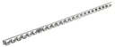 Hakenleiste 150cm Edelstahl für PVC-Vorhang
