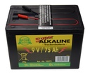 Weidezaunbatterie Premium 75, 9 Volt - Alkaline