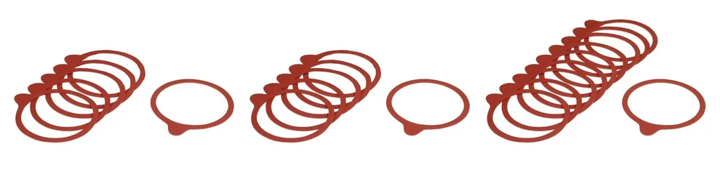 Einkoch-Gummiringe, 54 x 67 mm, Einfüllmündung 60 mm, 6 Stück