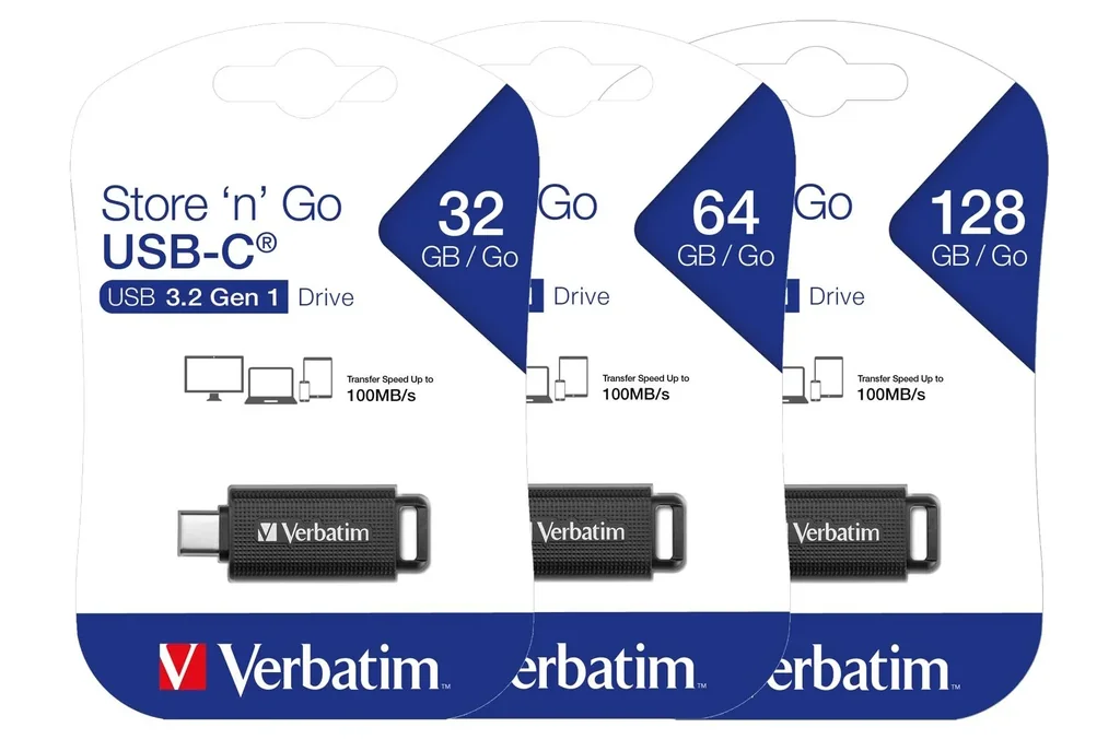 64 GB USB-C 3.2 Speicherstick, Retractable