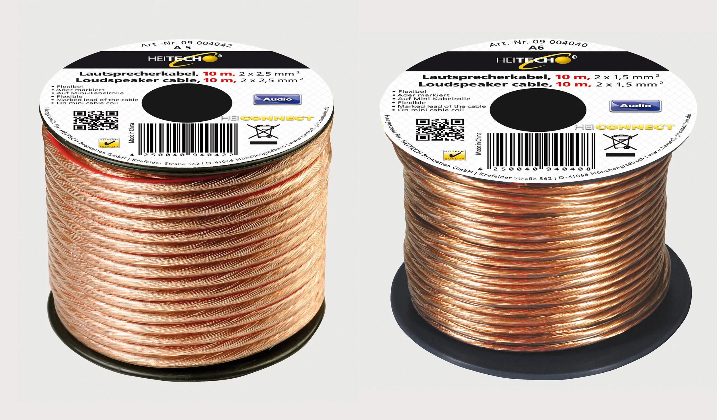 Lautsprecherkabel 10m, 2x2,5mm²