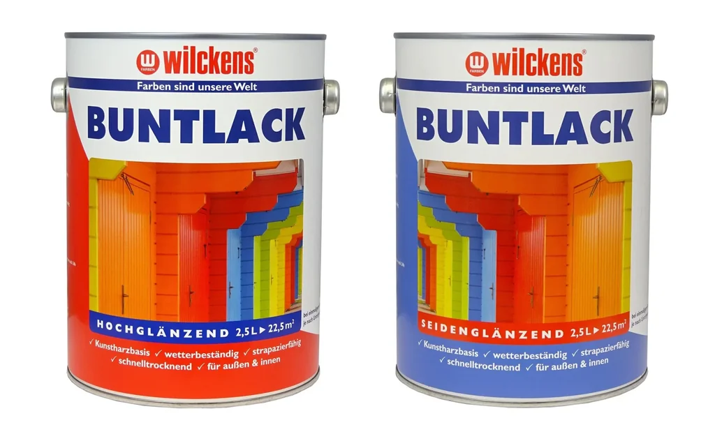 Buntlack reinweiß, hochglänzend, 2500 ml