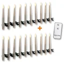 Kabellose Spitzkerzen mit Fernbedienung - 20er Set