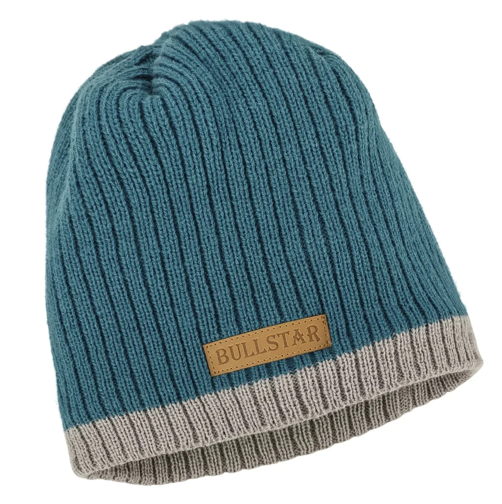 Feinstrickmütze TOPXTAR petrol Gr. I