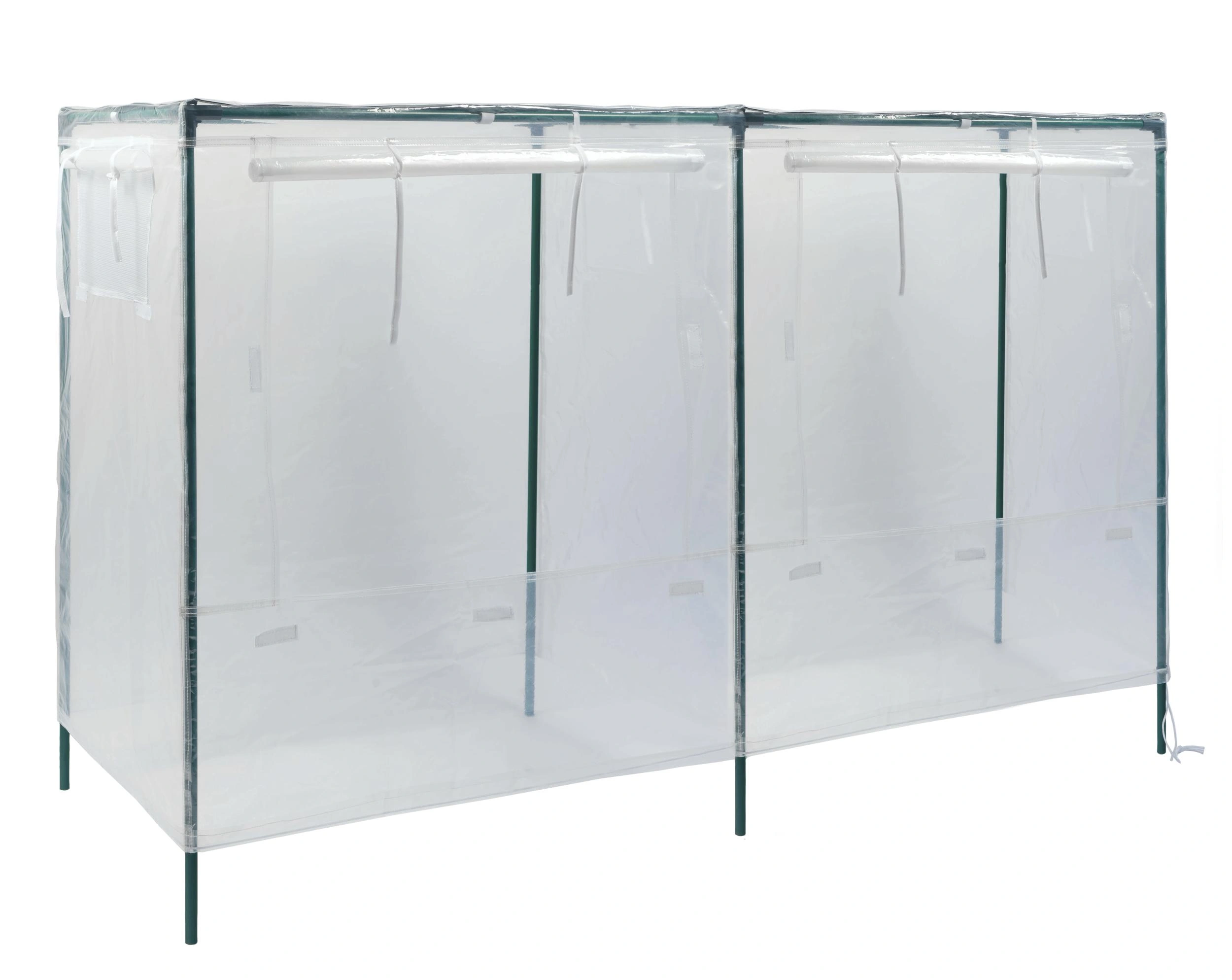 Hochbeetabdeckung eckig L, 158 x 55 x 105 cm, Anbauhöhe: 80-90 cm