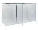 Hochbeetabdeckung eckig L, 158 x 55 x 105 cm, Anbauhöhe: 80-90 cm