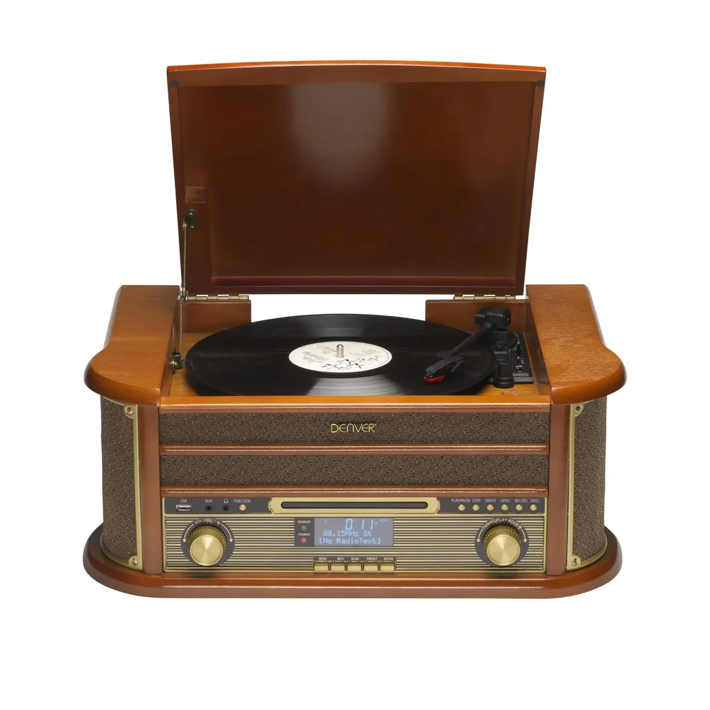Retro HiFi-System mit DAB in Holzoptik