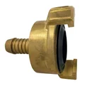 Schnellkupplung aus Messing, Tülle 360° drehbar, 1", Nockenweite 40 mm