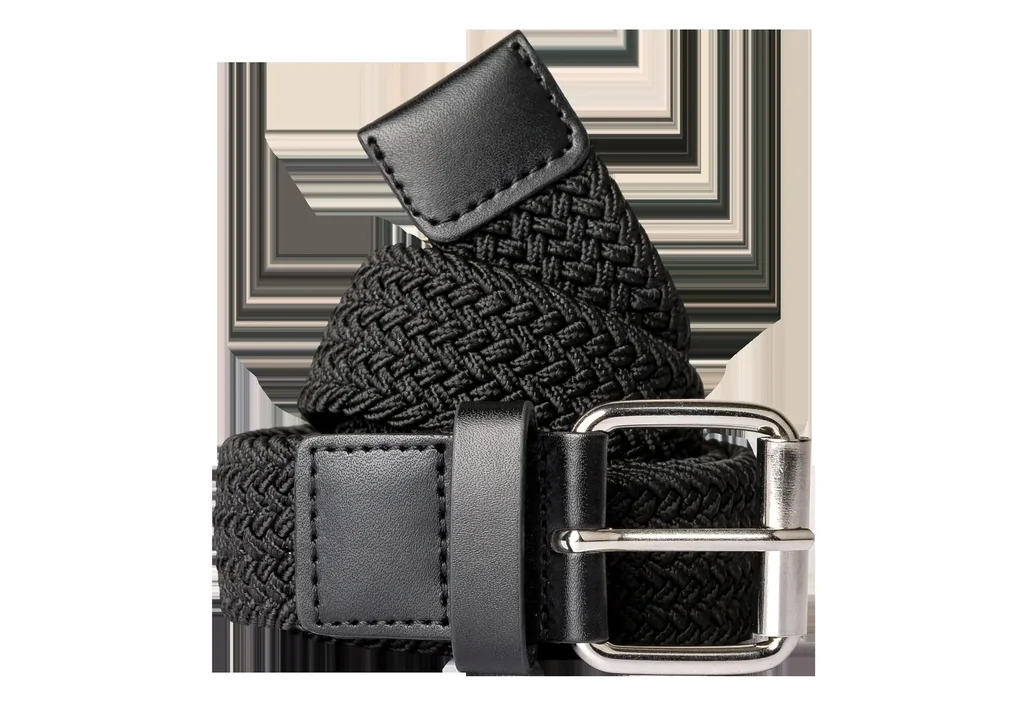 Stretch-Gürtel für Herren, superelastisch 3cm Breit, Farbe schwarz