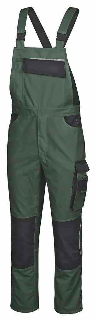 Latzhose EXTREME, grün-schwarz, Gr. S