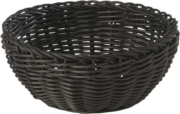 Korb, rund Profiline", schwarz, Ø 20 cm, H: 8 cm