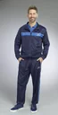 Freizeitanzug 3-teilig, Farbe navy-royalblau, Gr.L