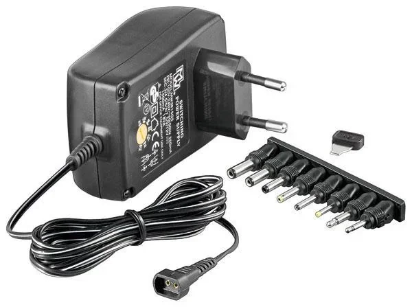 Schaltnetzteil 1500mA/ 3 bis 12 Volt wählbar, stabilisiert