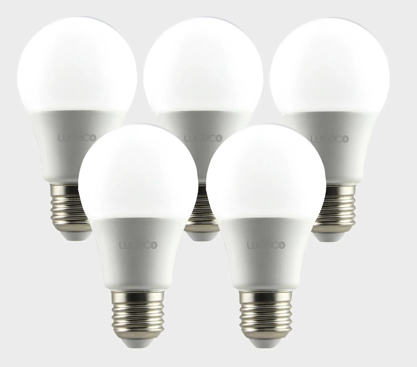 5er Set LED Glühlampenform,E 27, 5 Watt, 470 Lumen, 2700 K