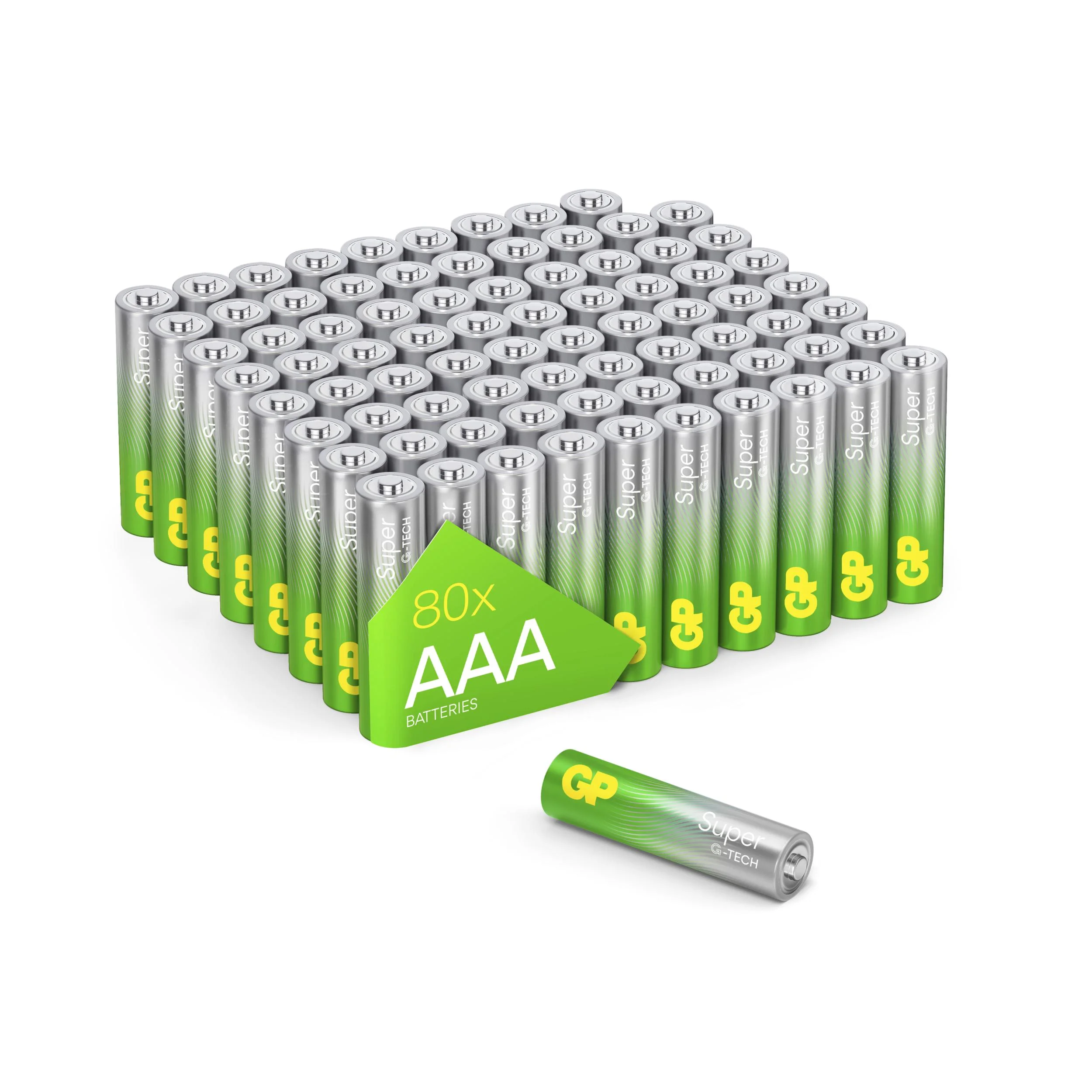 SUPER Micro (AAA) Alkaline Batterien - 80 Stück