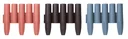 Beeteinfassung PALISADE, braun - 10 Stück - 2,7 m