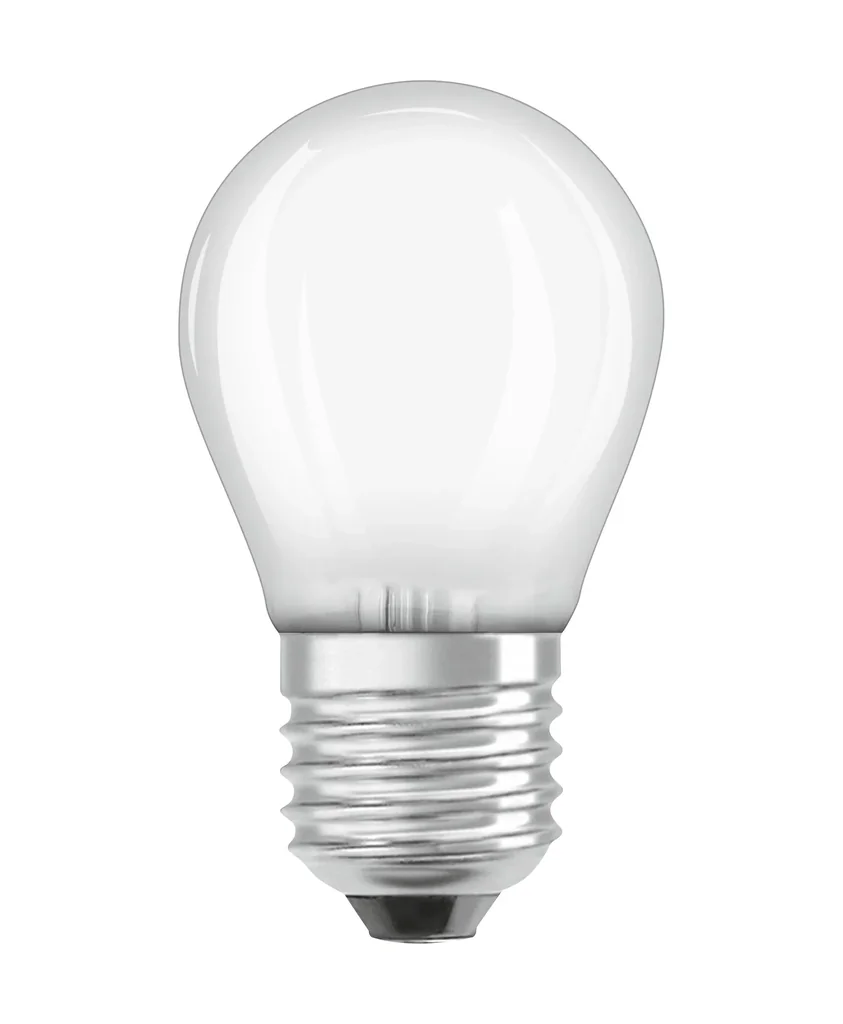 LED SUPERSTAR RETROFIT Tropfenlampe mit 5 Watt, E27, warmweiß, matt, dimmbar