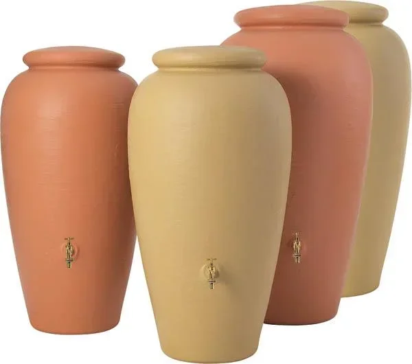 Regen-Amphore, Regentonne "CLASSIC line", Terrakotta, 500 Liter