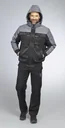 Funktionsjacke Farbe grau/schwarz, Gr.M