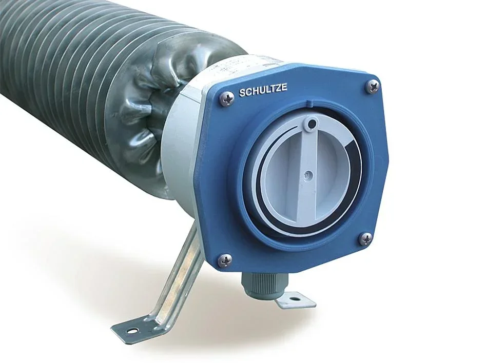 Rippenrohrheizofen Automatik, 2000 W 230 V, Edelstahl, IP66/67