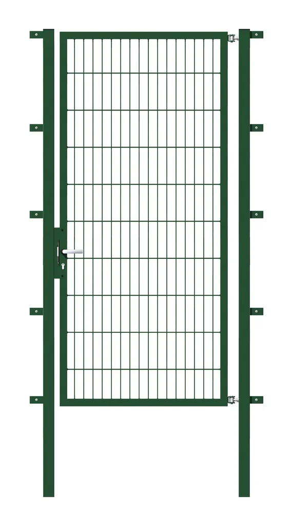 Einzeltor Flexo mit Zubehör, grün/ Breite 100 cm, Höhe 200 cm