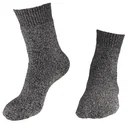 Outdoor Socken im 3er Pack, schwarz meliert, Größe 39/42