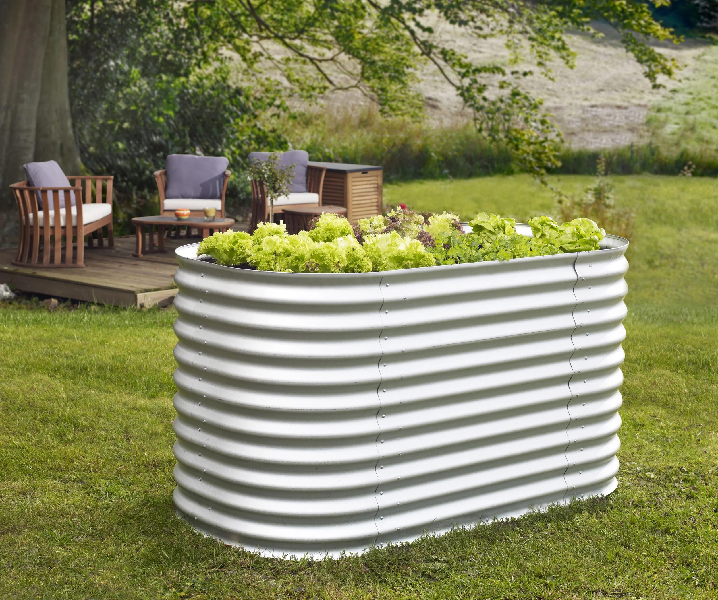 Hochbeet Terra 858, Farbe blank