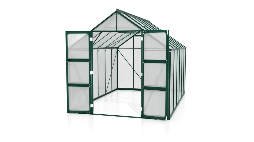 Gewächshaus Domus 9900 HKP 4 mm, Farbe smaragd