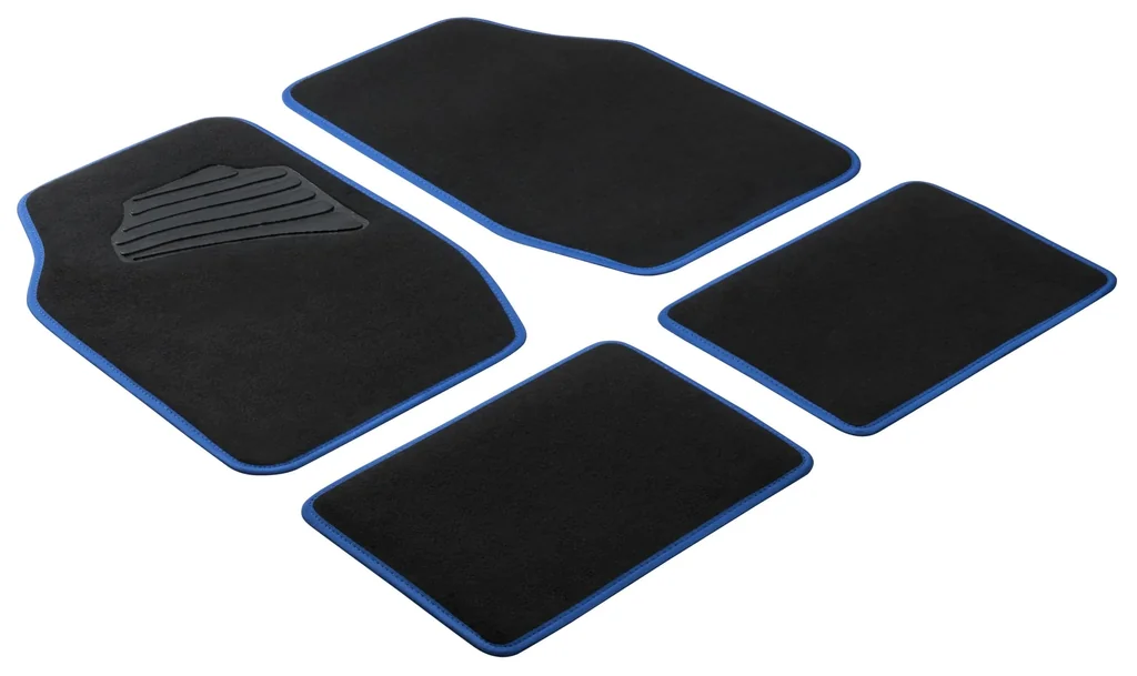 Autoteppich Matrix blau