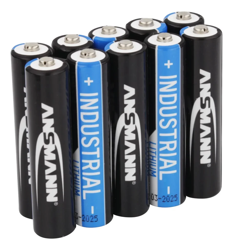 Industrial Lithium Micro (AAA) Batterien - 10 Stück