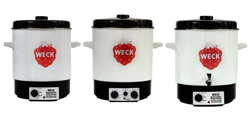 Einkochautomat / Glühweintopf WAT 14.A - Emailliert mit Vollkunststoff-Auslaufhahn