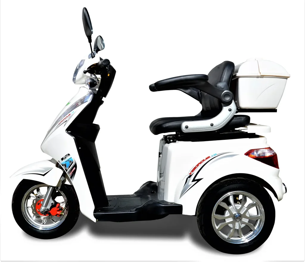 Senioren Roller weiß - 30 Ah Li-Io Akku - 25 km/h - Seniorenmobil