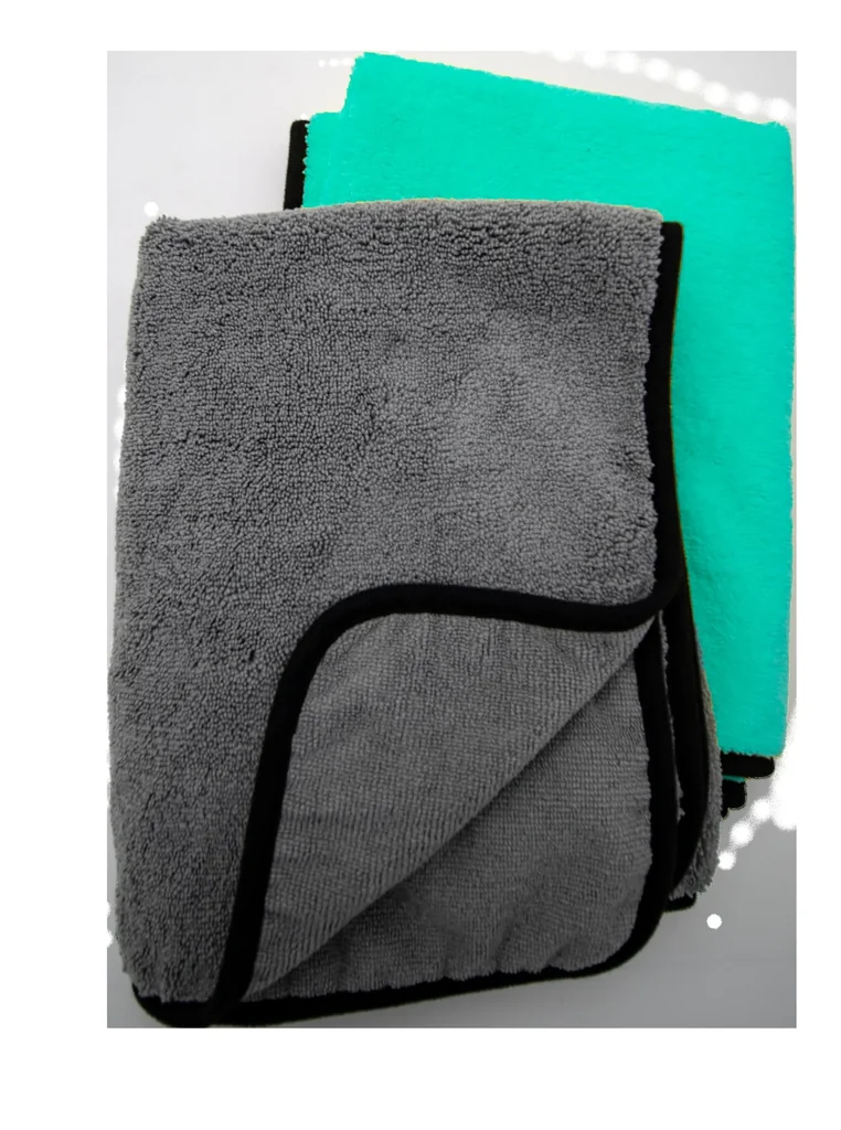 XL Mikrofasertuch "Premium", Türkis/ Grau, 60 x 90 cm, sortiert