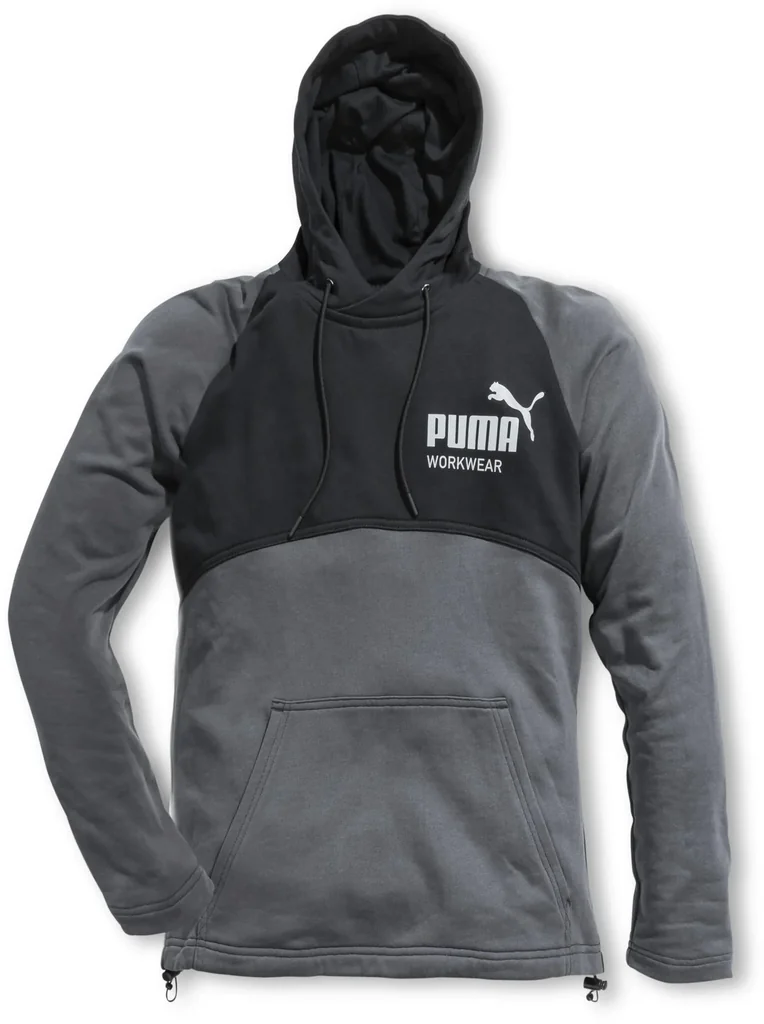 Hoodie CHAMP, stahlgrau/carbon, L