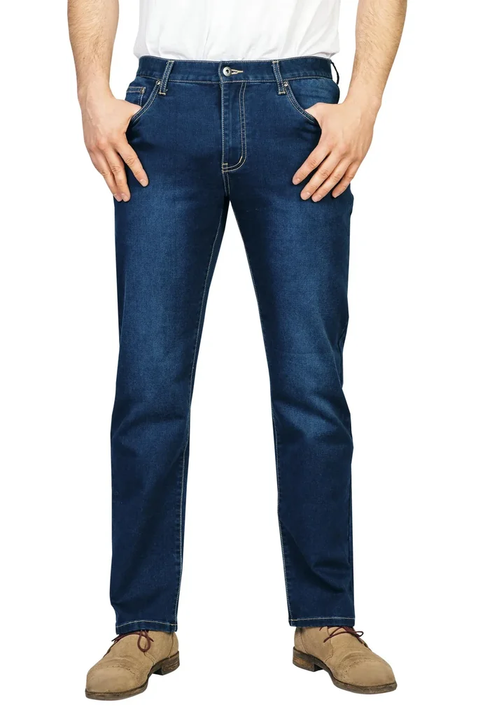 Joggpants aus Stretchdenim, Farbe bluestone, Gr. 60
