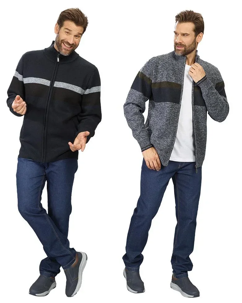 Strickjacke, Farbe marine, Gr.XL