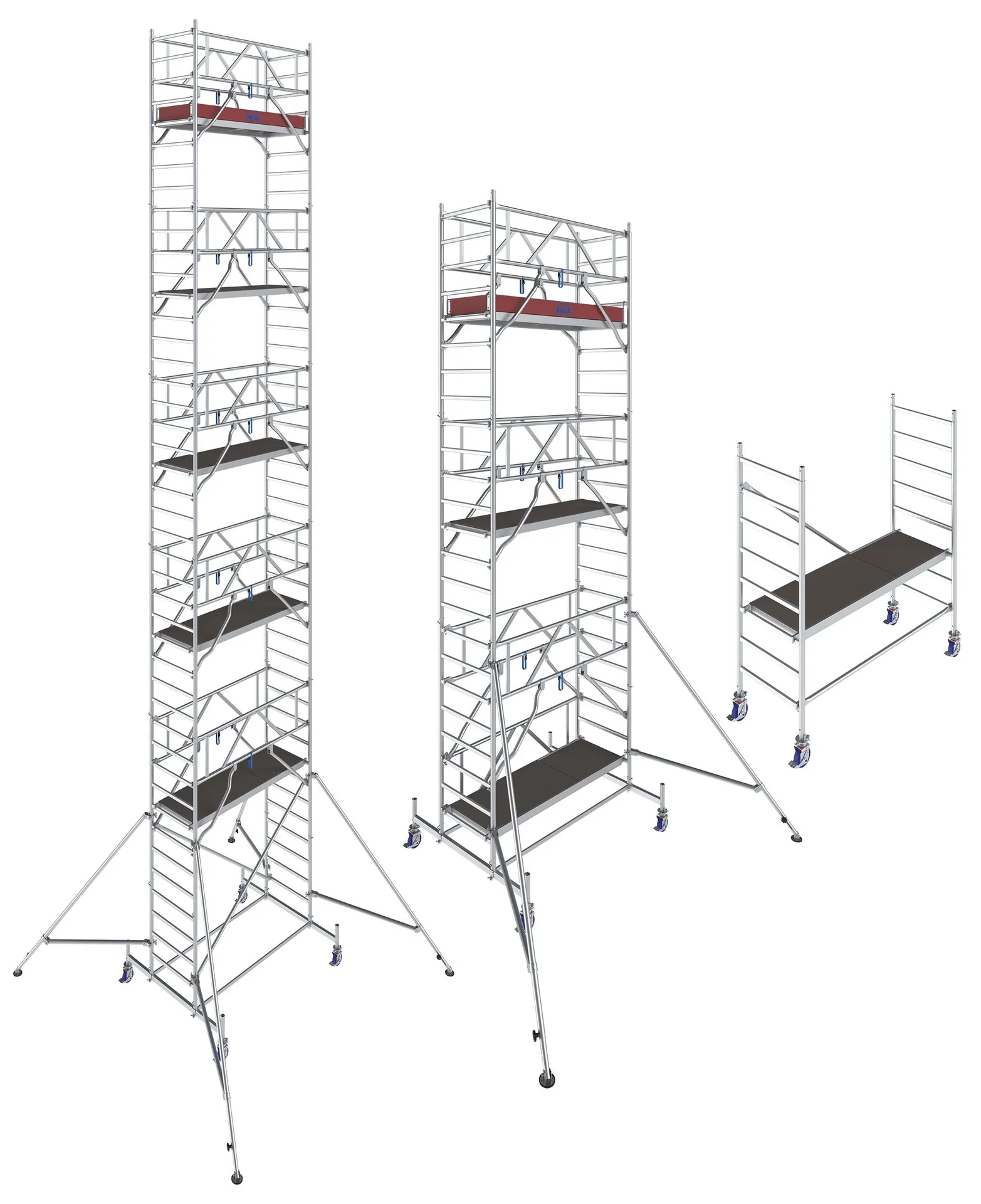 STABILO Fahrgerüst Serie 10, Feldlänge 2 m, Arbeitshöhe ca. 14,40 m