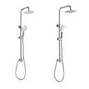 Duschsystem Bayala Square Duschsäule mit Regendusche 20x20 cm Duschgarnitur Dusch-Set