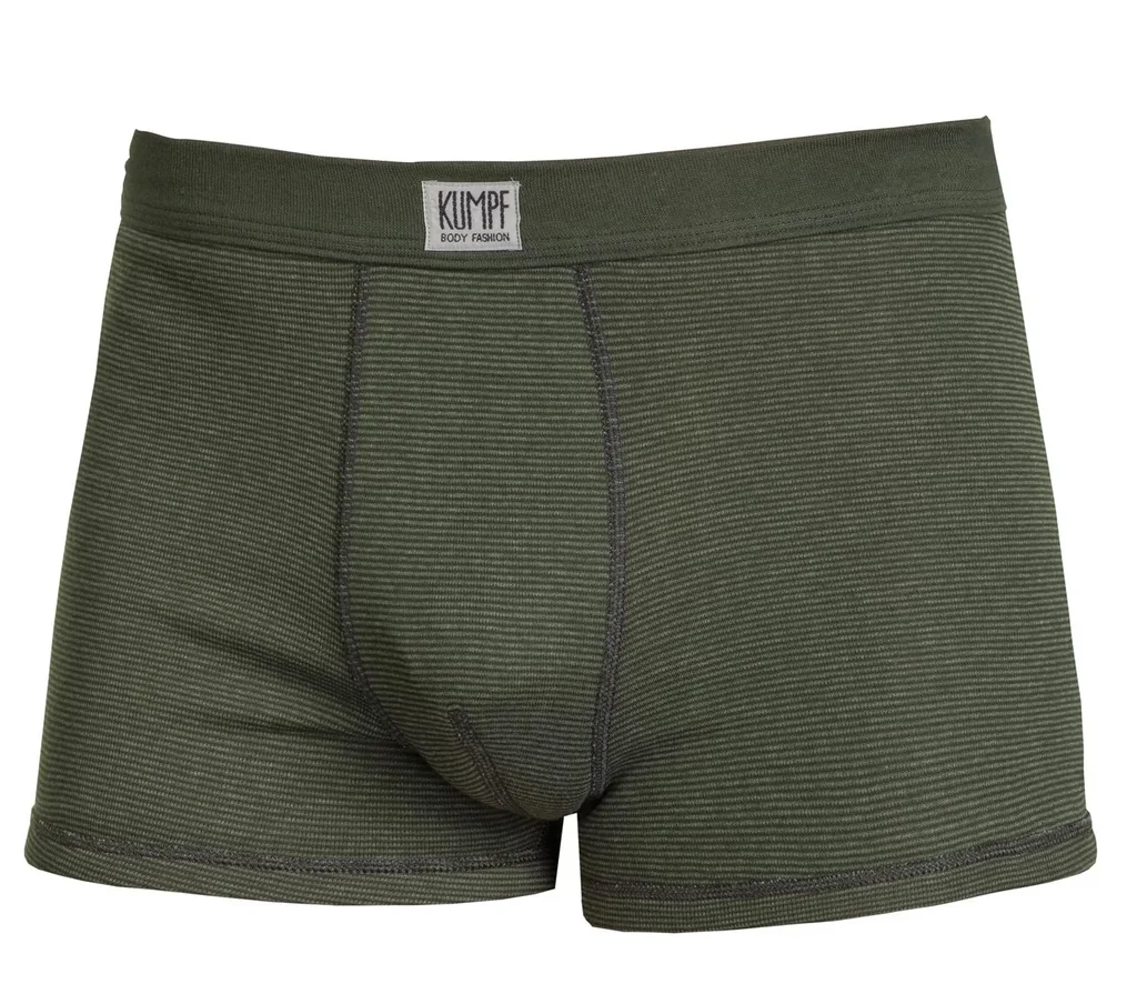 Retropant ohne Eingriff, Farbe oliv/gestreift, Gr.2XL