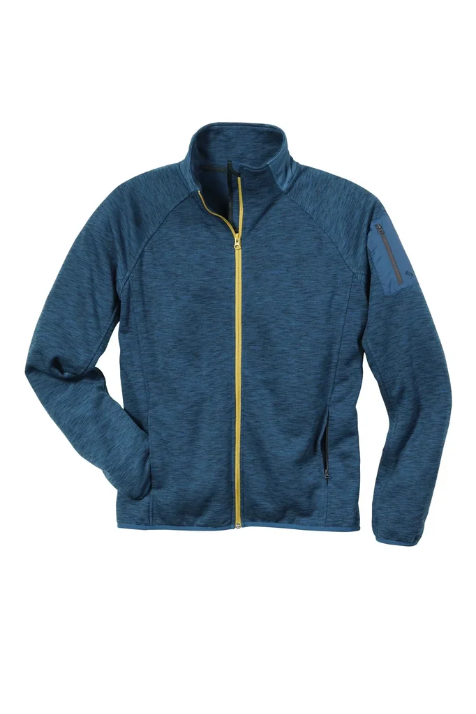 Strickjacke, Farbe blau-meliert, Gr.L