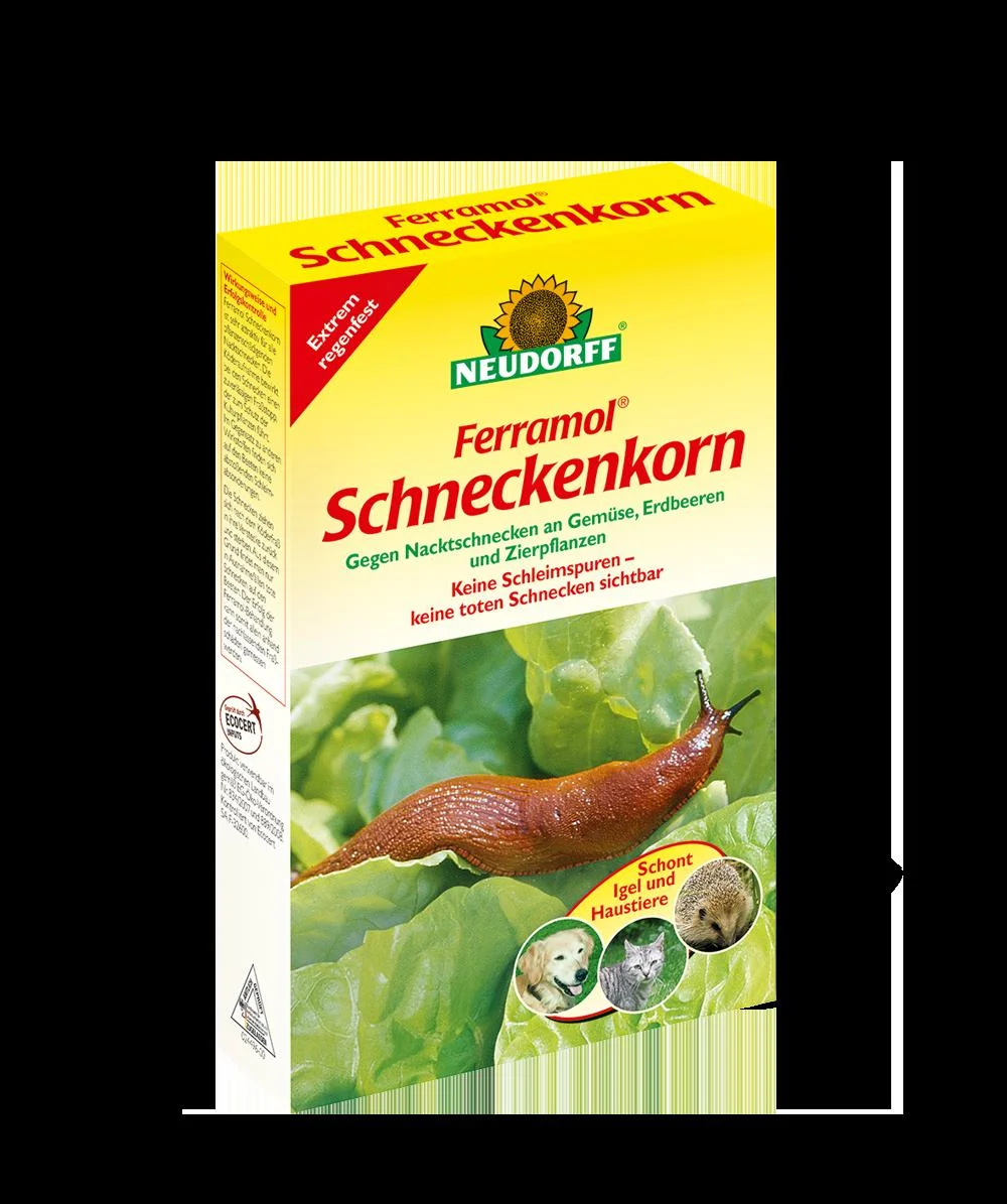 Schneckenkorn Ferramol - mit natürlichem Wirkstoff