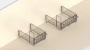 Modulare Zaunaufstallung, Einzelset für 5er Kälbergruppe