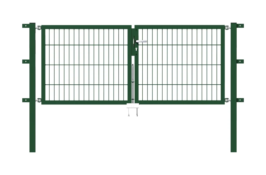 Doppeltor Flexo mit Zubehör, grün, Breite 200 cm, Höhe 120 cm, PF: 60x60 cm