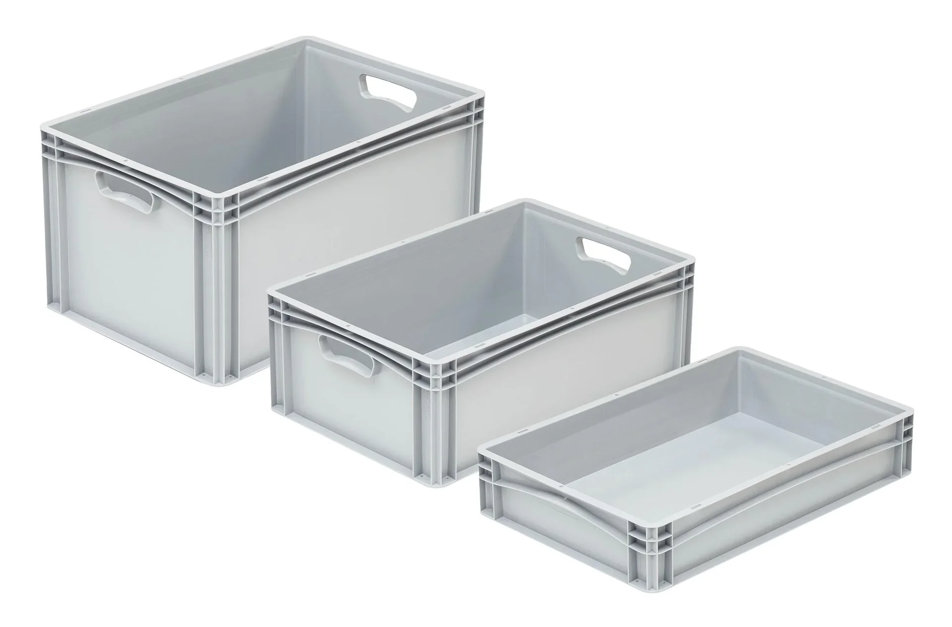 Euro-Norm Behälter, 600 x 400 x 120 mm, grau