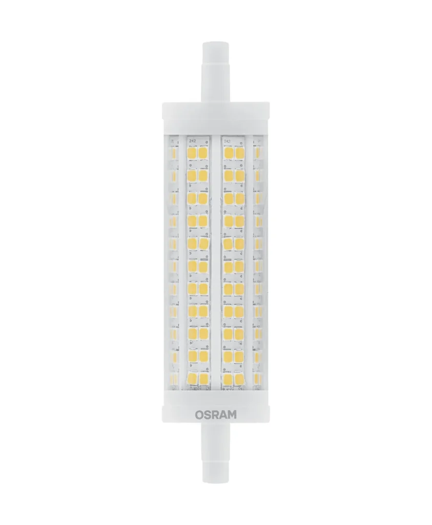 LED STAR LINE R7S Stablampe mit 17,5 Watt, warmweiß, 2500 Lumen, 118mm