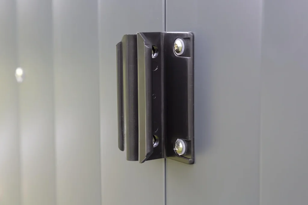 Metallgerätehaus, grau, 313x242x198 cm