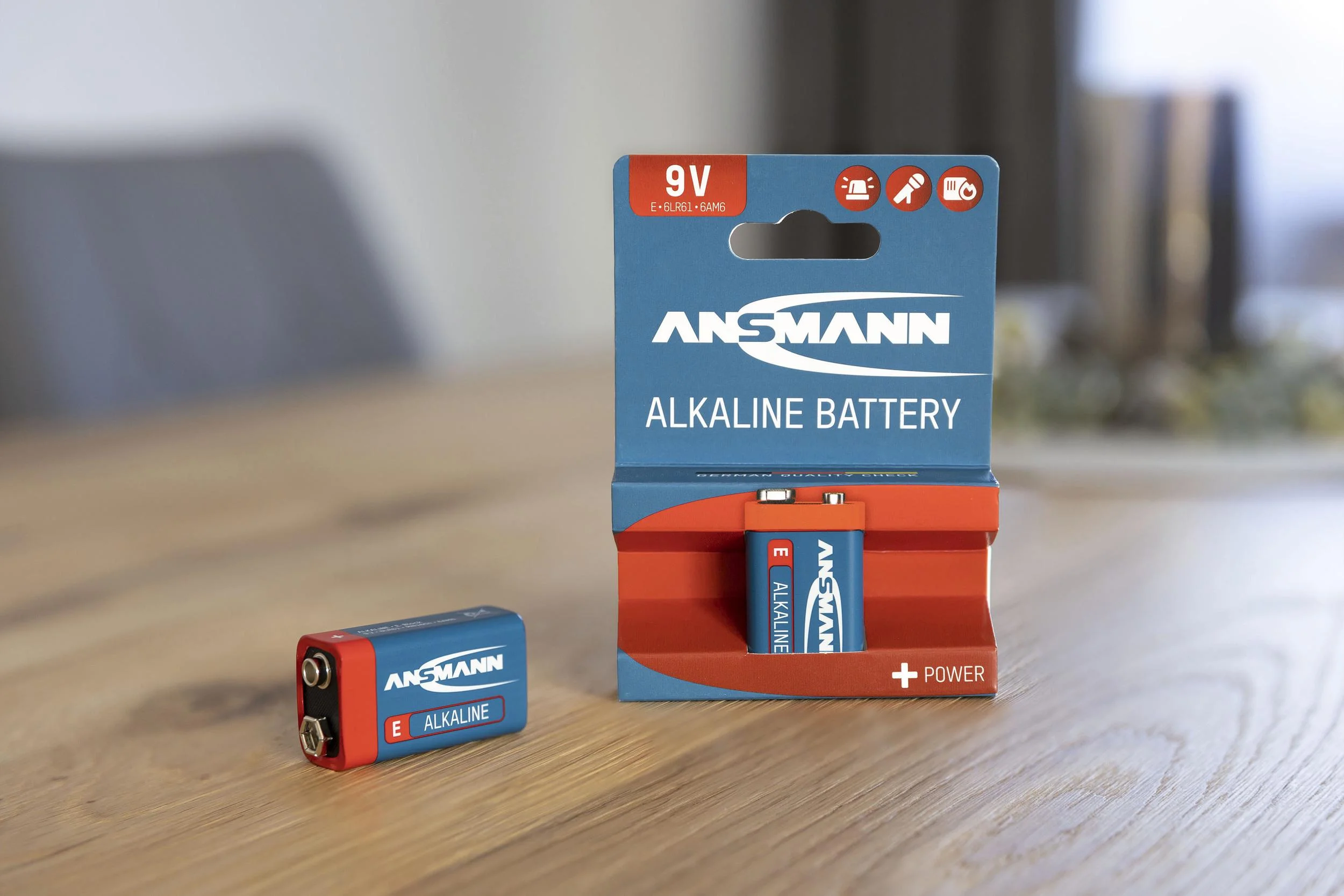 Alkaline 9V Block Batterie - 1 Stück